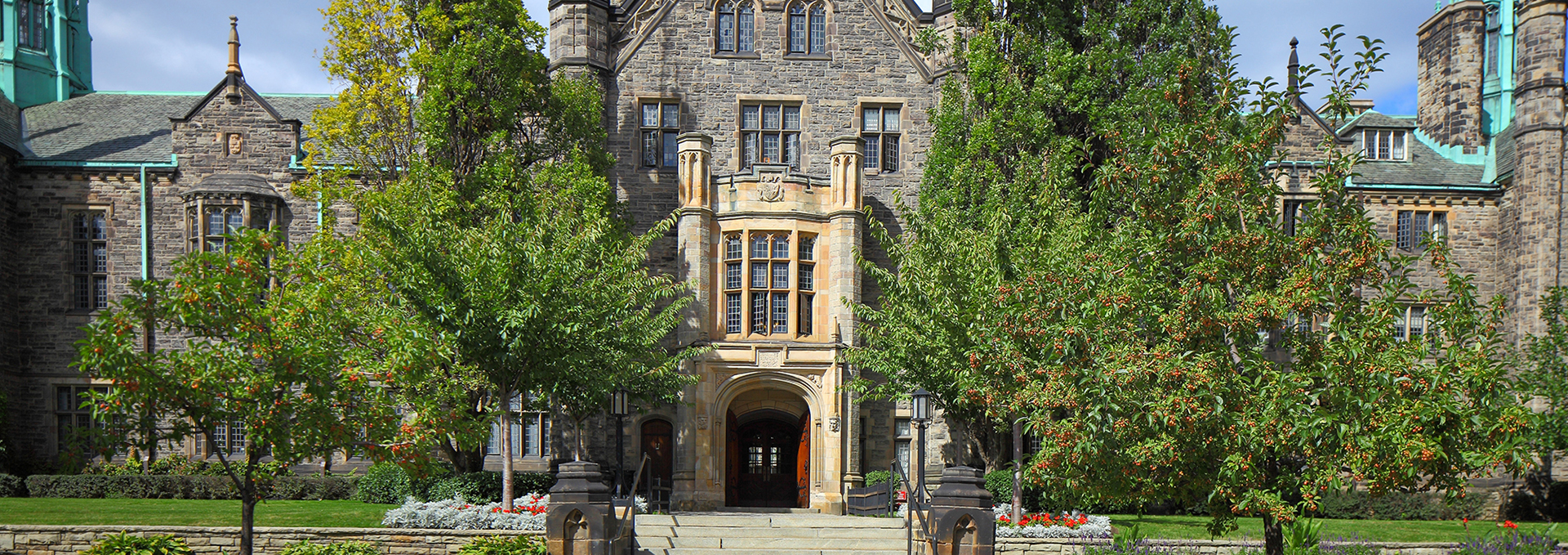 Trinity College main building from Hoskin Ave