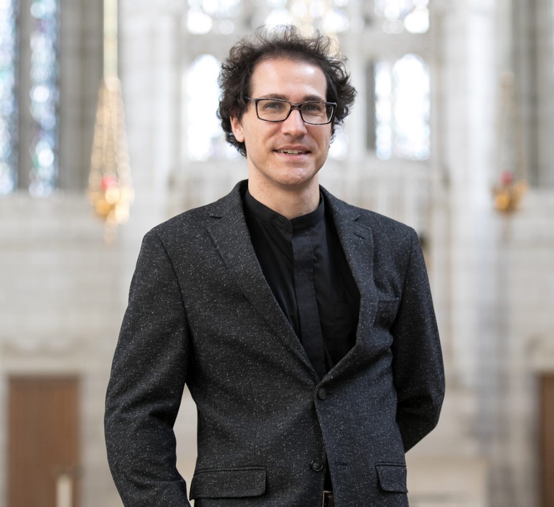 Michael Perry in the Trinity College Chapel